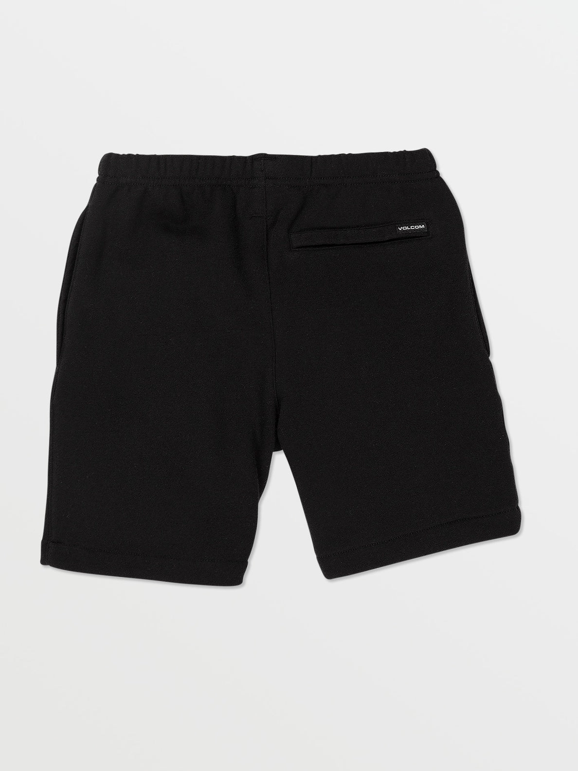 Little Boys Iconic Stone Elastic Waist Fleece Shorts - Black