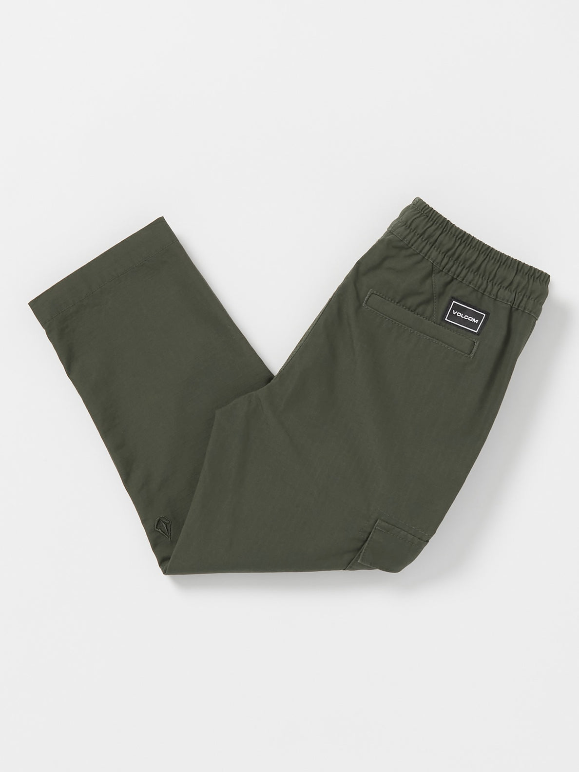 Little Boys March Cargo Elastic Waist Pants - Squadron Green