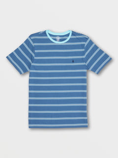 Parables Stripes Crew Tee - Blue Combo