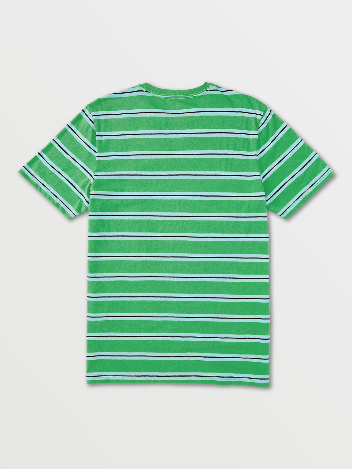 Parables Stripes Crew Tee - Poison Green (A0102100_PNG) [B]
