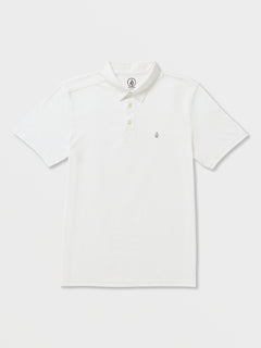 Banger Polo Short Sleeve Shirt - White