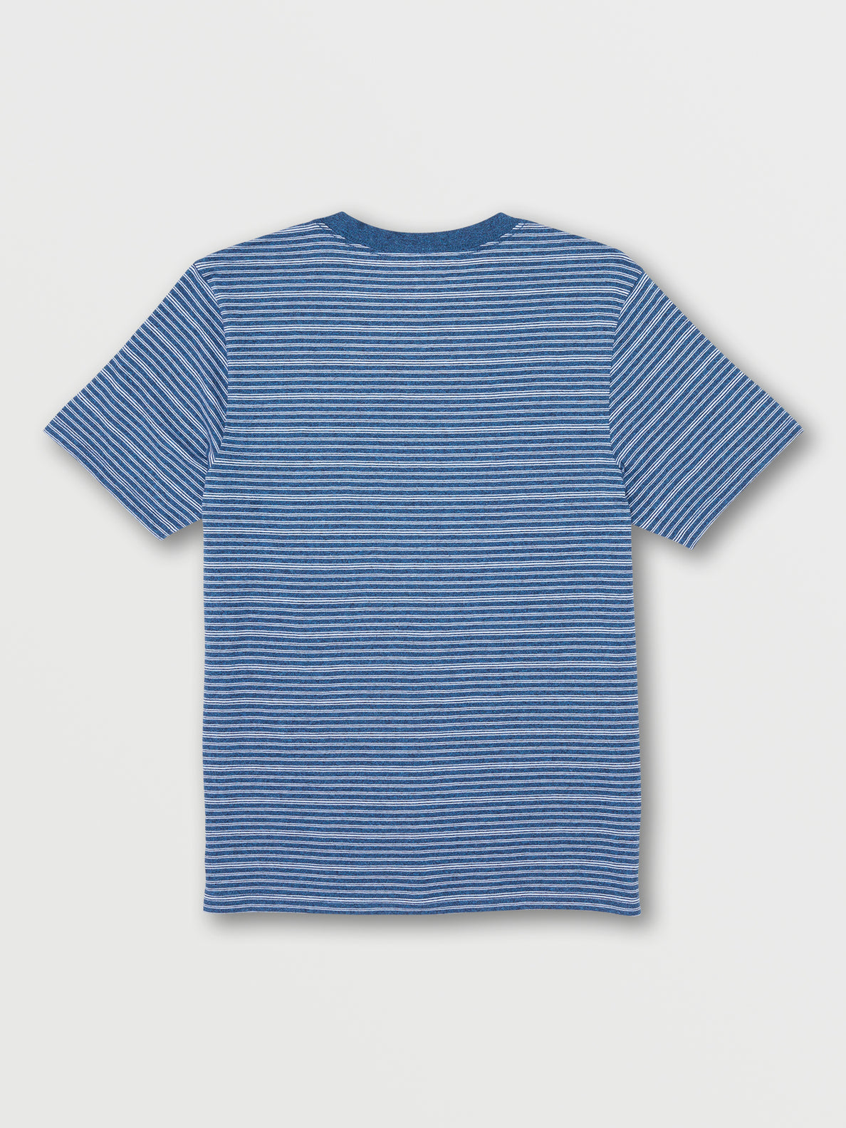 Static Stripe Crew Short Sleeve Shirt - Aged Indigo (A0112302_AIN) [B]