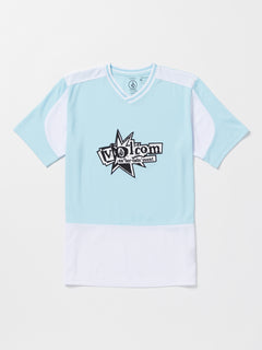 Volcom Entertainment Noa Deane Short Sleeve Crew Shirt - Misty Blue (A0132301_MYB) [F]