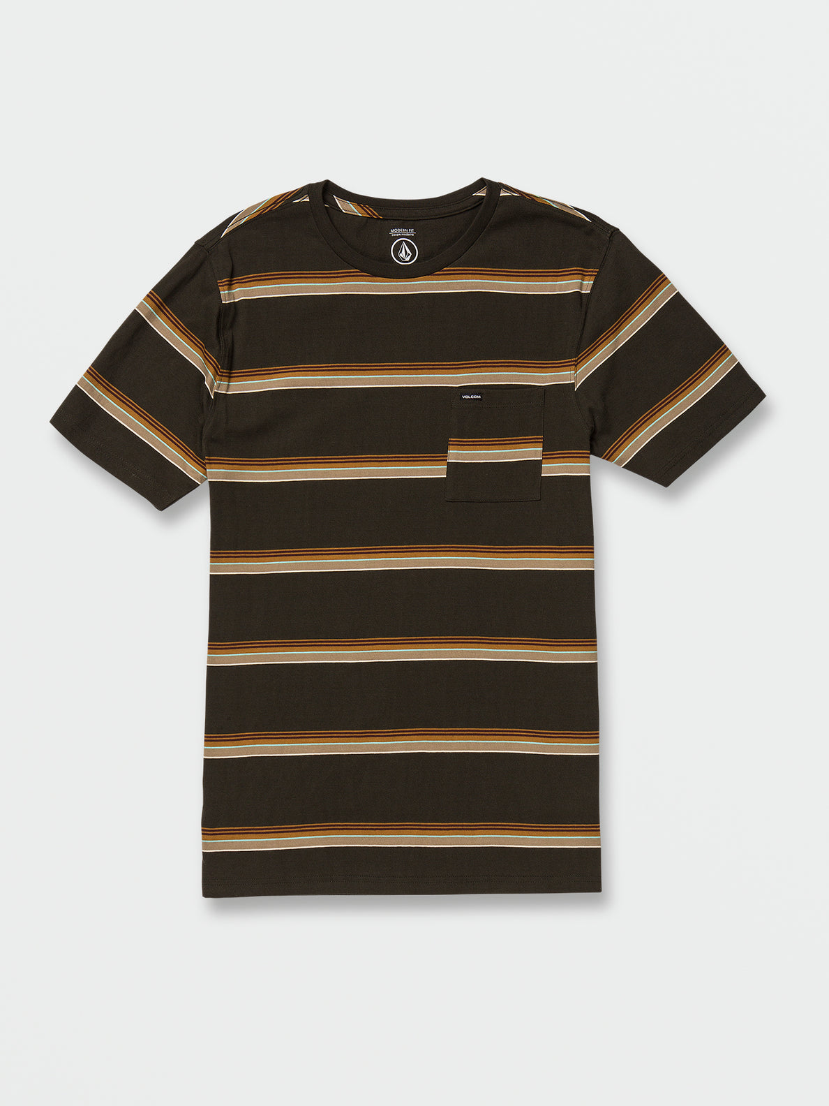 Outstoned Crew Short Sleeve Shirt - Rinsed Black (A0142201_RIB) [F]