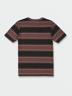 Bandstone Crew Short Sleeve Shirt - Mahogany (A0142203_MAH) [B]