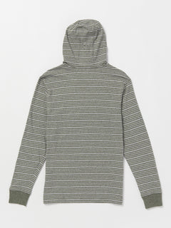 Static Stone Hooded Long Sleeve Shirt - Stealth (A0332301_STH) [B]