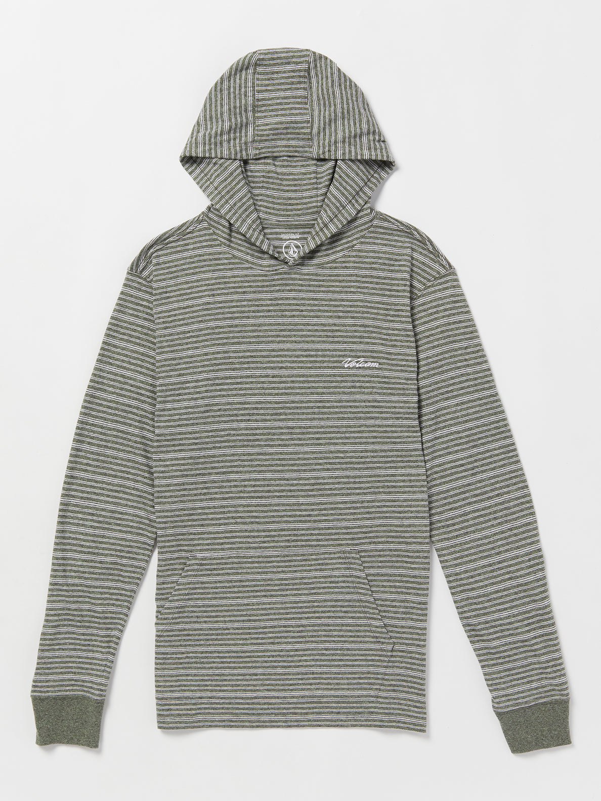 Static Stone Hooded Long Sleeve Shirt - Stealth (A0332301_STH) [F]