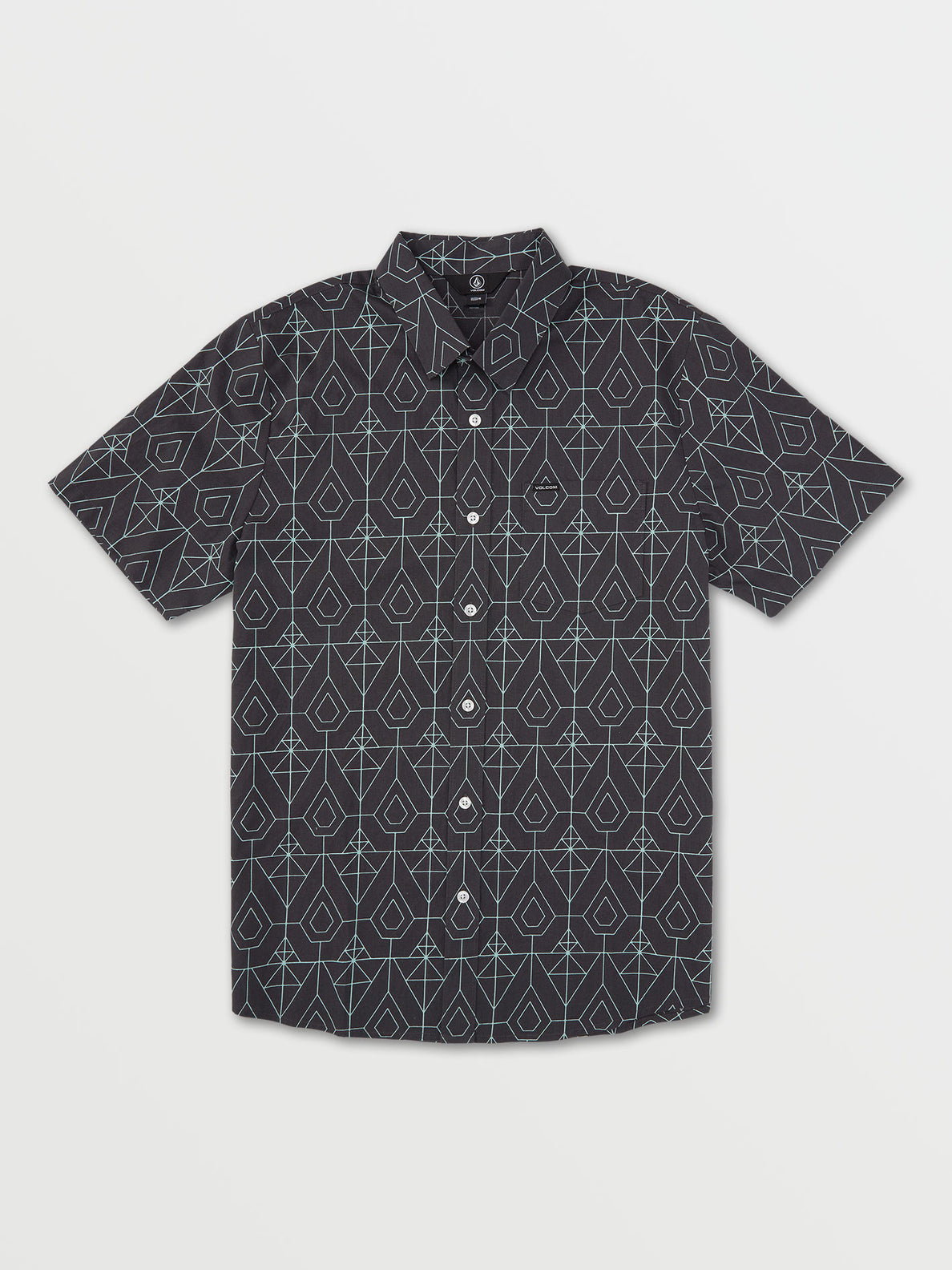 Warbler Short Sleeve Shirt - Asphalt Black (A0402102_ASB) [F]