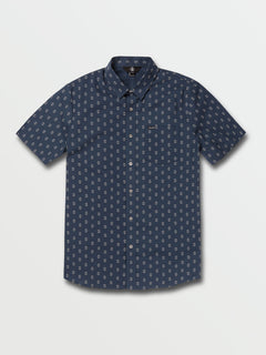 Warbler Short Sleeve Shirt - Faded Navy (A0402102_FDN) [F]