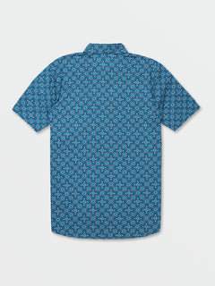 Warbler Short Sleeve Woven - Smokey Blue