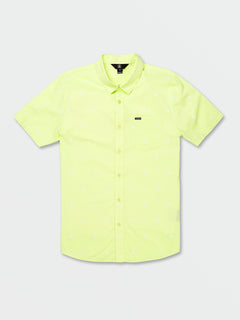 Patterson Short Sleeve Woven - Shadow Lime