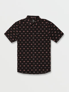 Stackstone Short Sleeve Shirt - Rinsed Black (A0412306_RIB) [F]