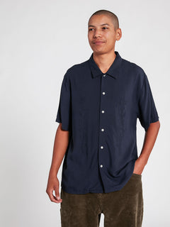 Louie Lopez  Short Sleeve Shirt - Navy (A0432100_NVY) [5]