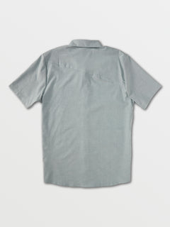 Everett Oxford Short Sleeve Shirt - Storm Blue (A0432105_SRB) [B]