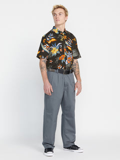 Sunriser Floral Short Sleeve Shirt - Stealth (A0432302_STH) [31]