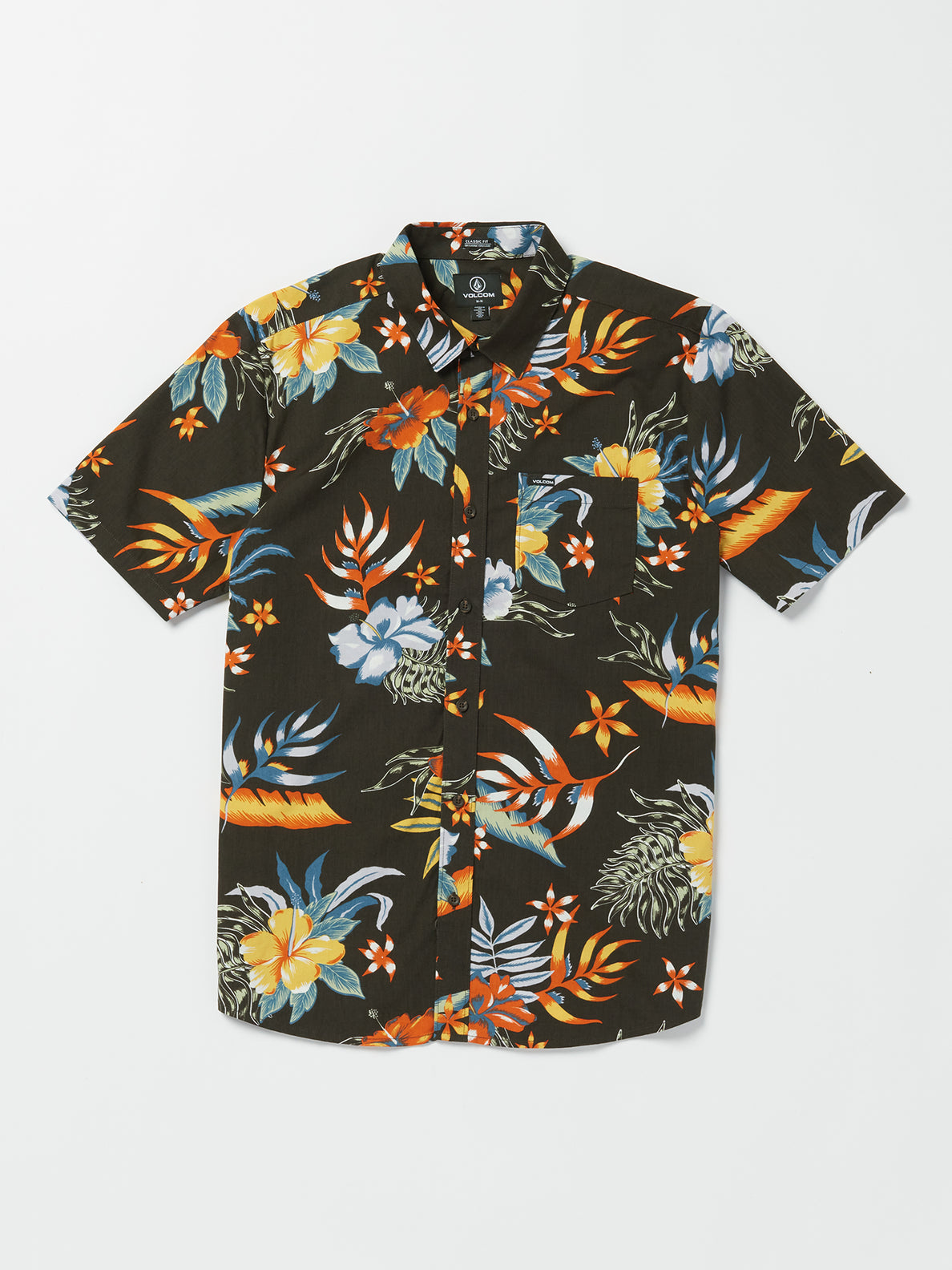 Sunriser Floral Short Sleeve Shirt - Stealth (A0432302_STH) [F]