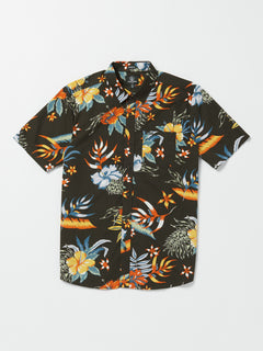 Sunriser Floral Short Sleeve Shirt - Stealth (A0432302_STH) [F]