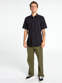 Layne Short Sleeve Shirt - Black (A0442100_BLK) [1]