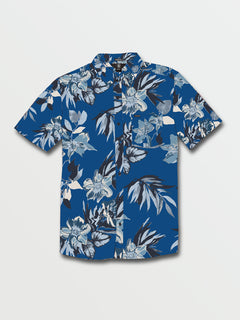 Marble Floral Short Sleeve Shirt - Riverside (A0442105_RSD) [F]