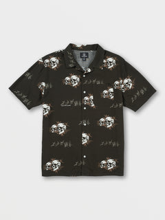 Rise And Stone Short Sleeve Shirt - Black (A0442200_BLK) [1]