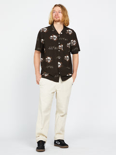 Rise And Stone Short Sleeve Shirt - Black (A0442200_BLK) [4]