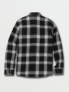 Curwin Long Sleeve Flannel - Black Grey (A0502004_BKG) [B]