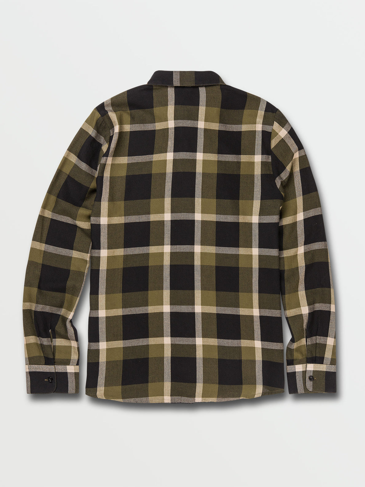 Curwin Long Sleeve Flannel - Military (A0502004_MIL) [B]