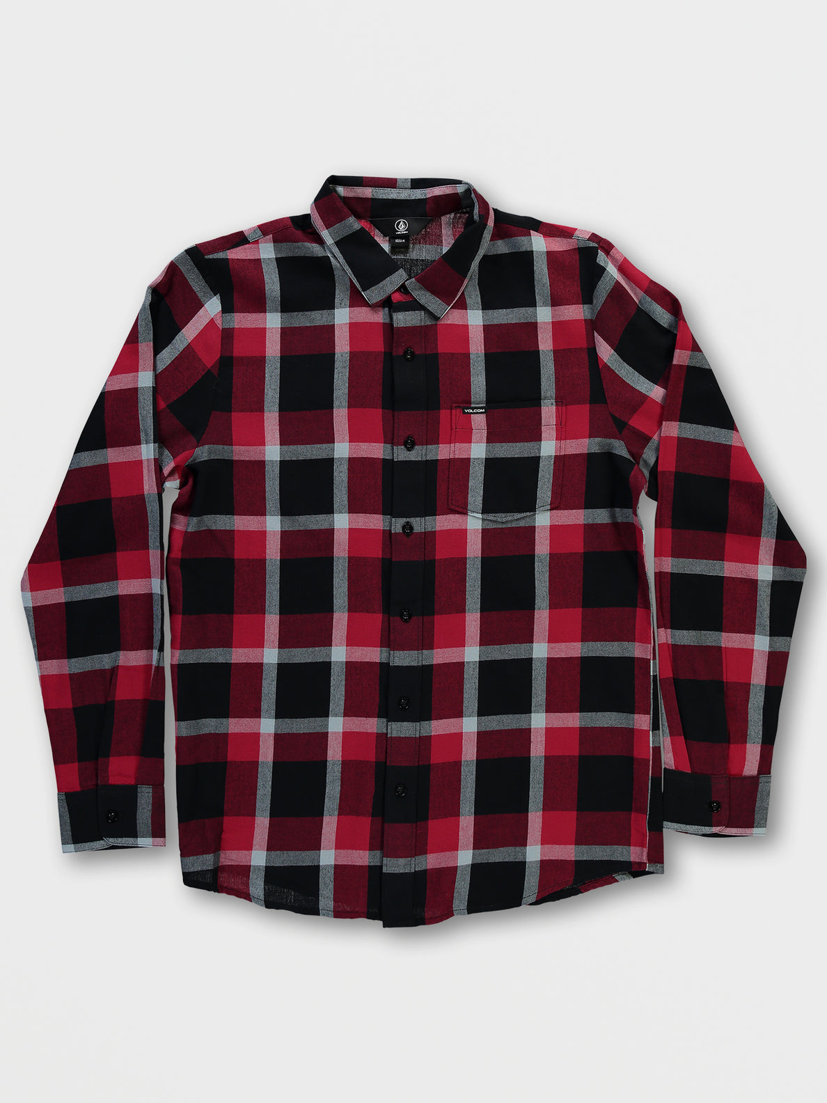 Curwin Long Sleeve Flannel - Rio Red – Volcom US