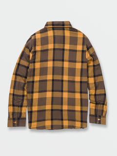 Curwin Long Sleeve Flannel - Vintage Gold