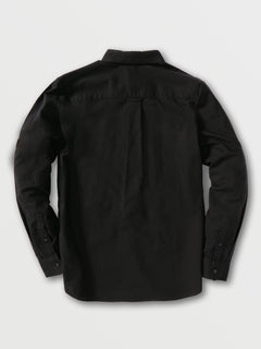 Oxford Stretch Long Sleeve Shirt - New Black (A0511801_NBK) [B]