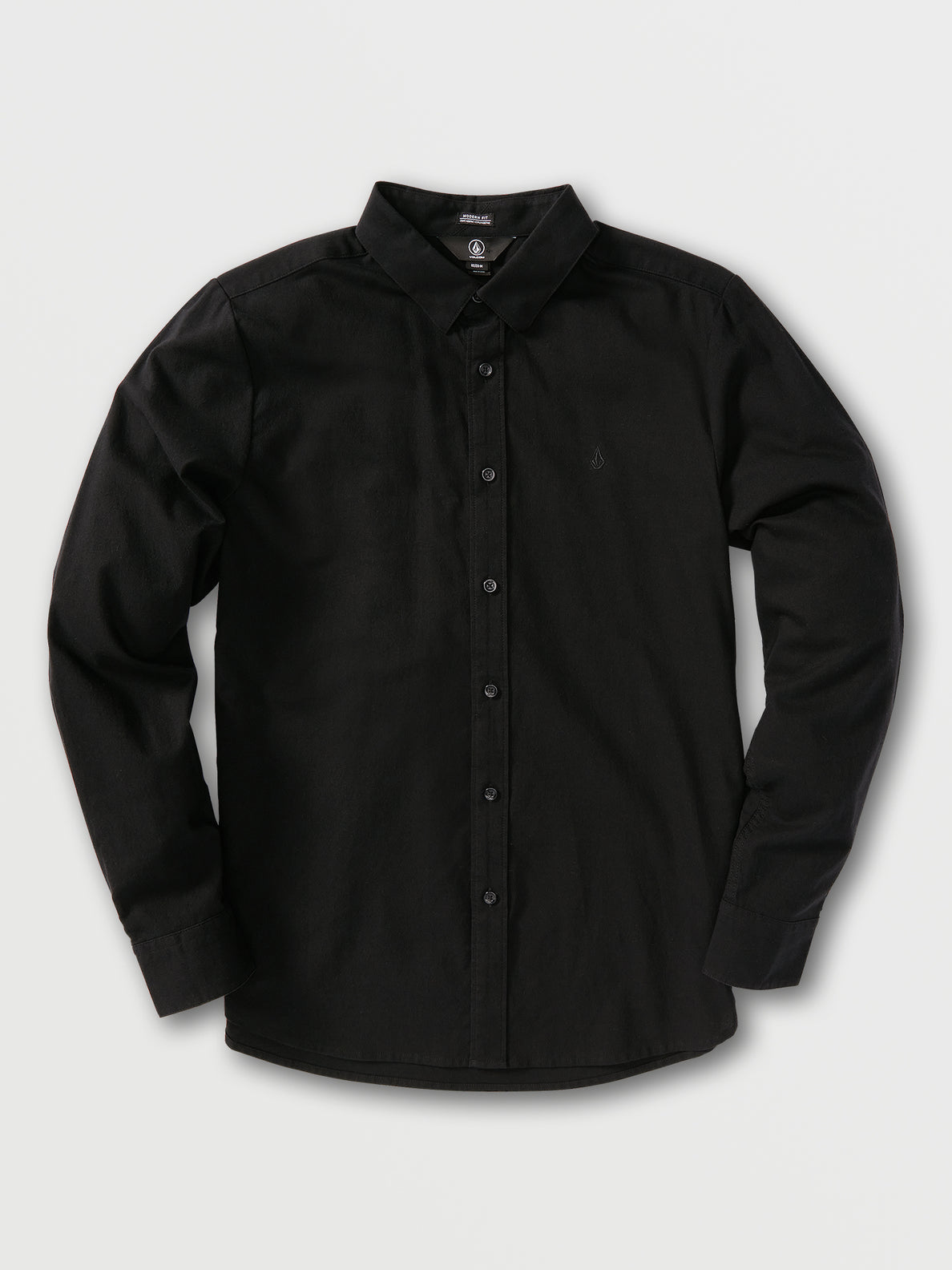 Oxford Stretch Long Sleeve Shirt - New Black (A0511801_NBK) [F]
