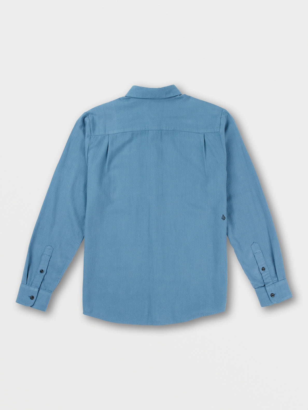 Caden Solid Long Sleeve Shirt - Slate Blue (A0532204_SLB) [B]