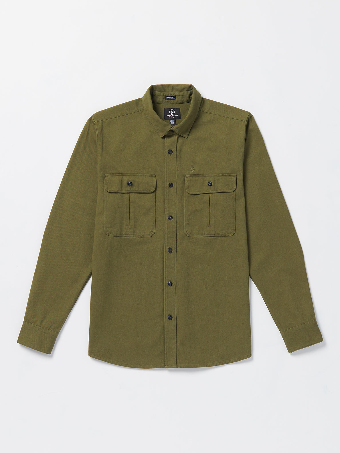 Stone Benchmark Long Sleeve Shirt - Expedition Green (A0532301_EGR) [F]