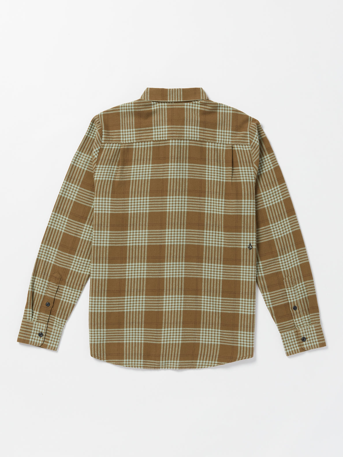 Caden Plaid Long Sleeve Shirt - Mud (A0532303_MUD) [B]