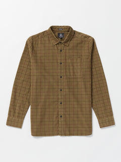 Zander Long Sleeve Shirt - Dark Khaki (A0532307_DKA) [F]