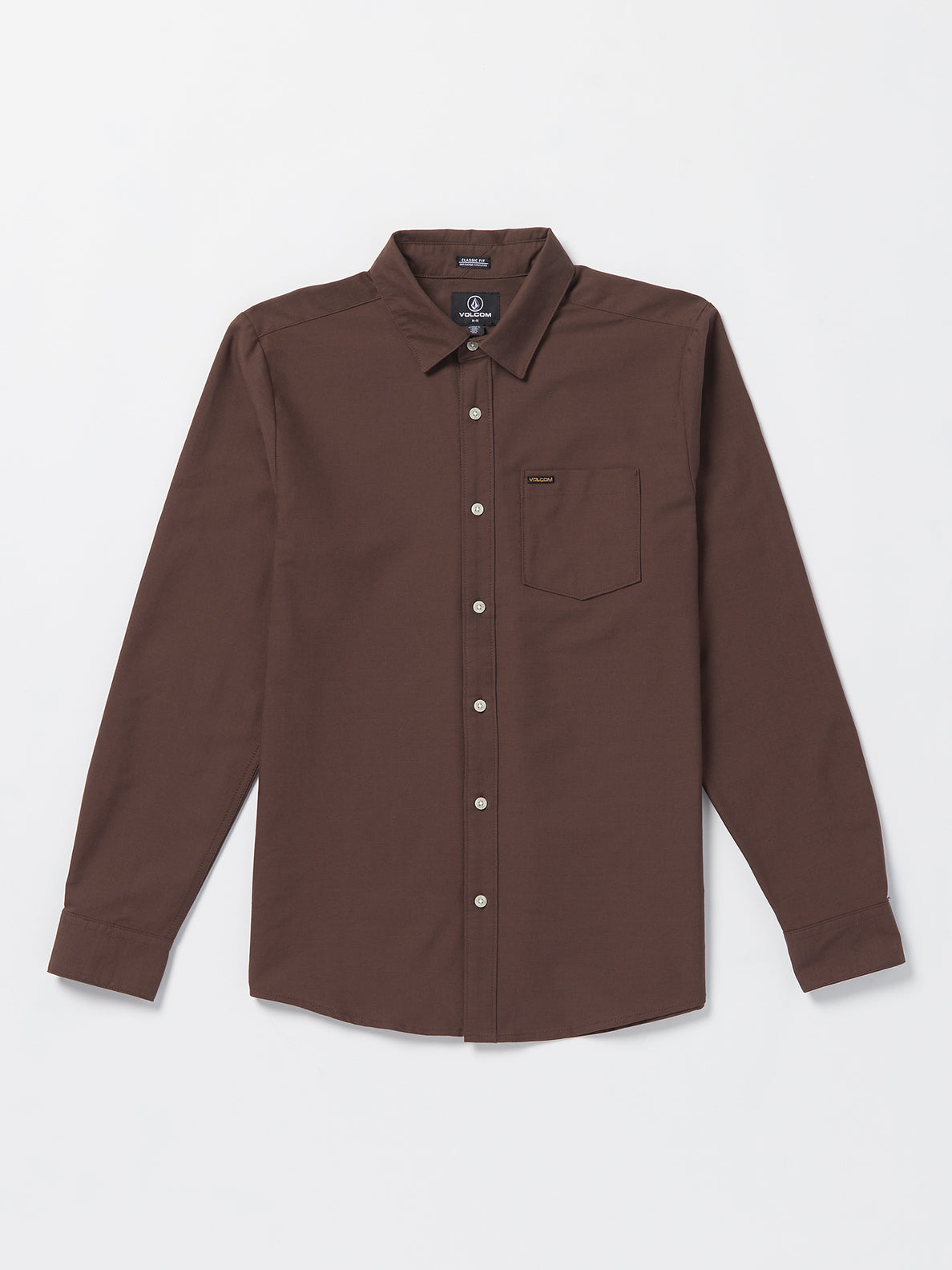 Veeco Oxford Long Sleeve Shirt - Pumice (A0532310_PMC) [F]