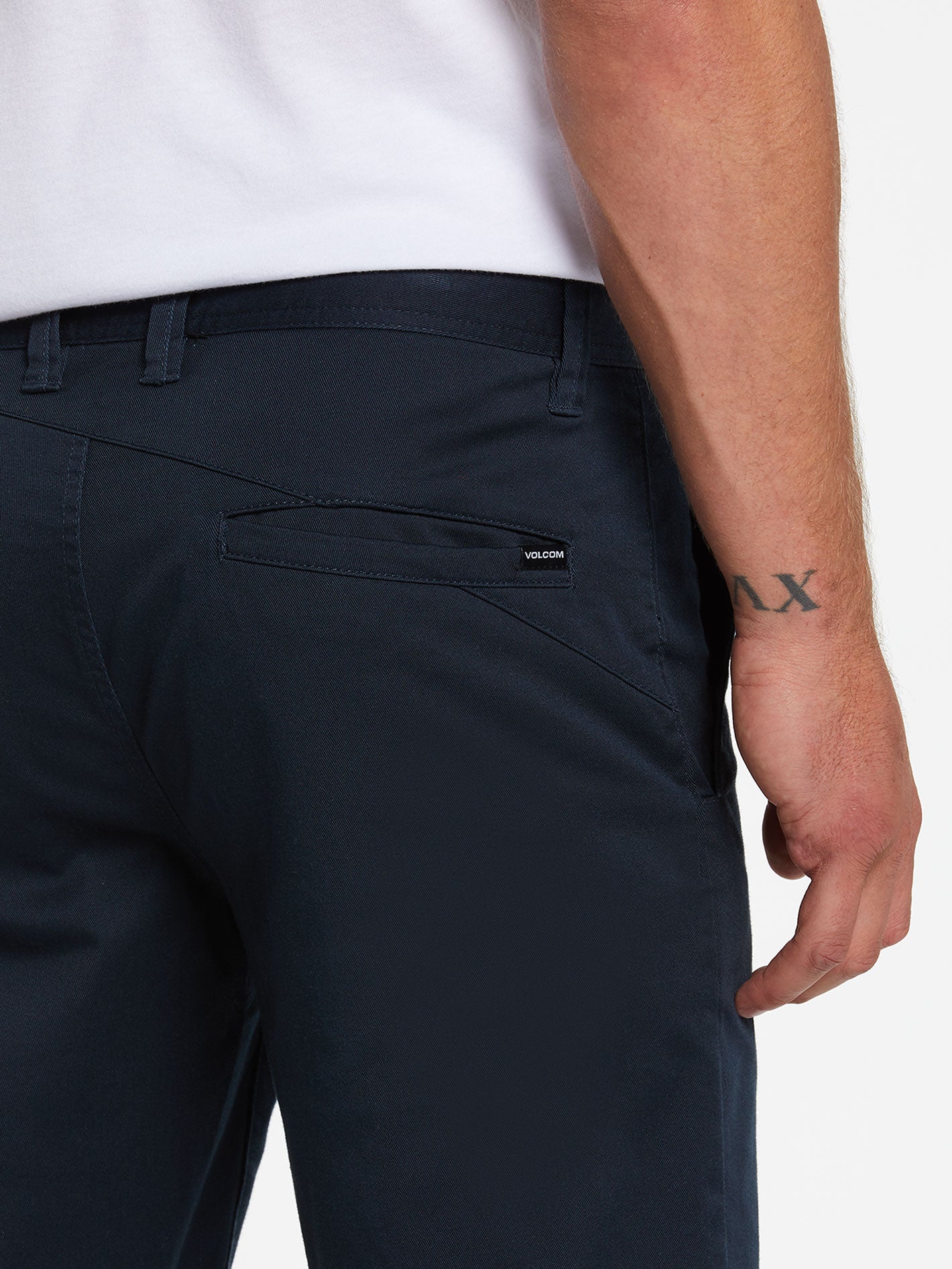 Frickin Mod Dark Navy Blue Stretch Shorts for Men| Volcom – Volcom US