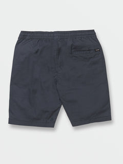 Cleaver Elastic Waist Stretch Shorts - Faded Navy