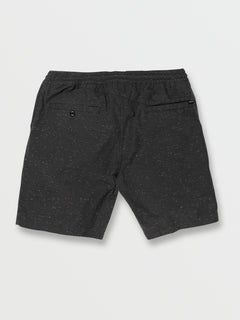 Frickin Mix Elastic Waist Shorts - New Black (A1012200_NBK) [B]