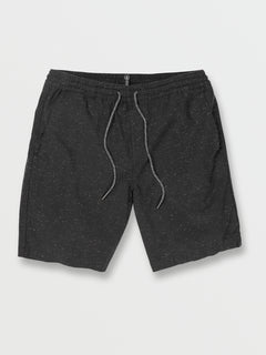 Frickin Mix Elastic Waist Shorts - New Black (A1012200_NBK) [F]