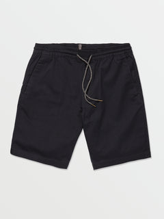 Frickin Elastic Waist Shorts - Navy (A1012304_NVY) [F]