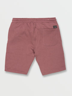 Booker Fleece Shorts - Bordeaux Brown (A1012307_BXB) [B]