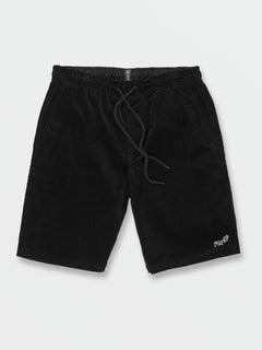 Outer Spaced Elastic Waist Shorts - Black Combo