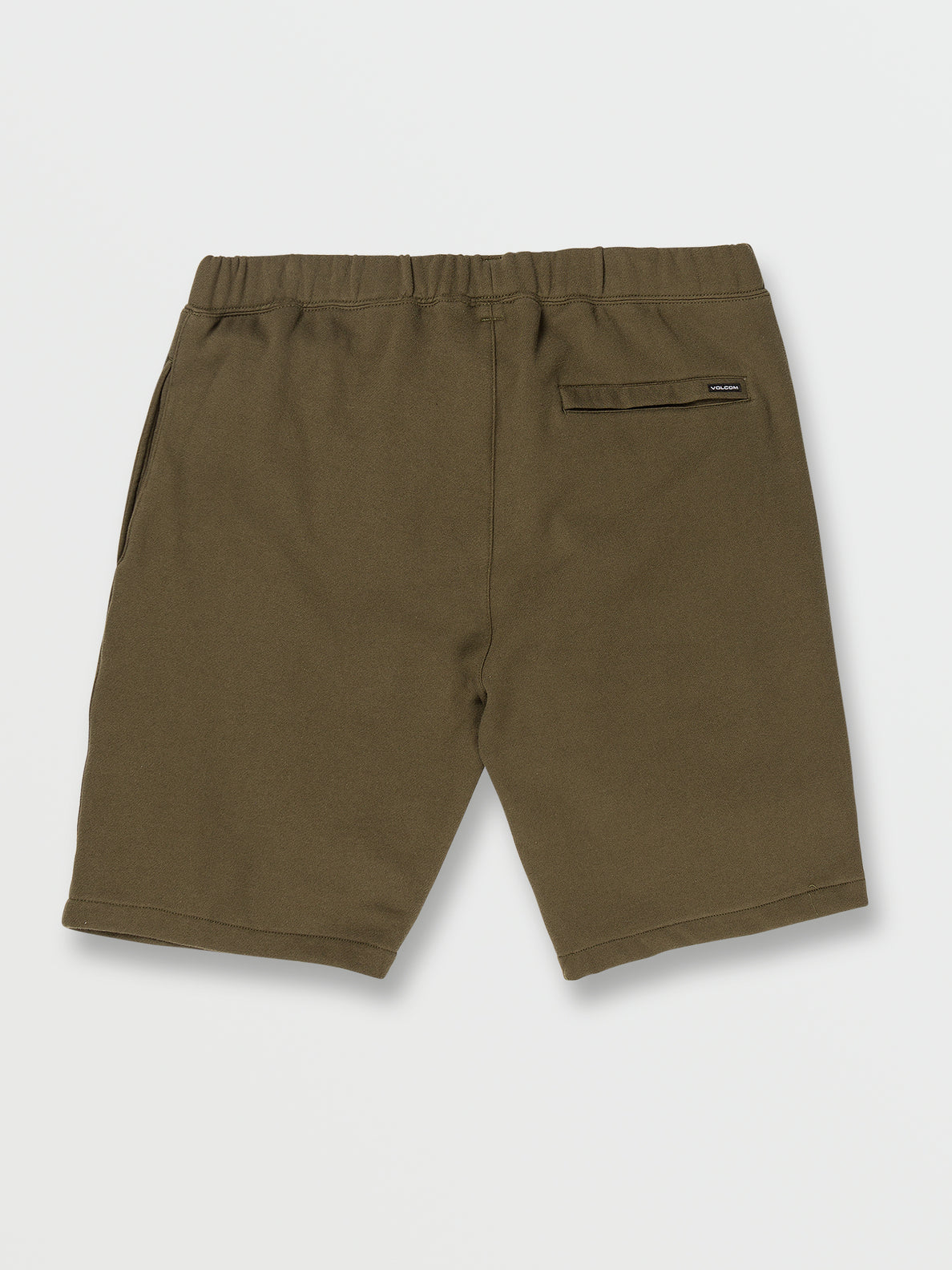 Iconic Stone Fleece Shorts - Military (A1032102_MIL) [B]