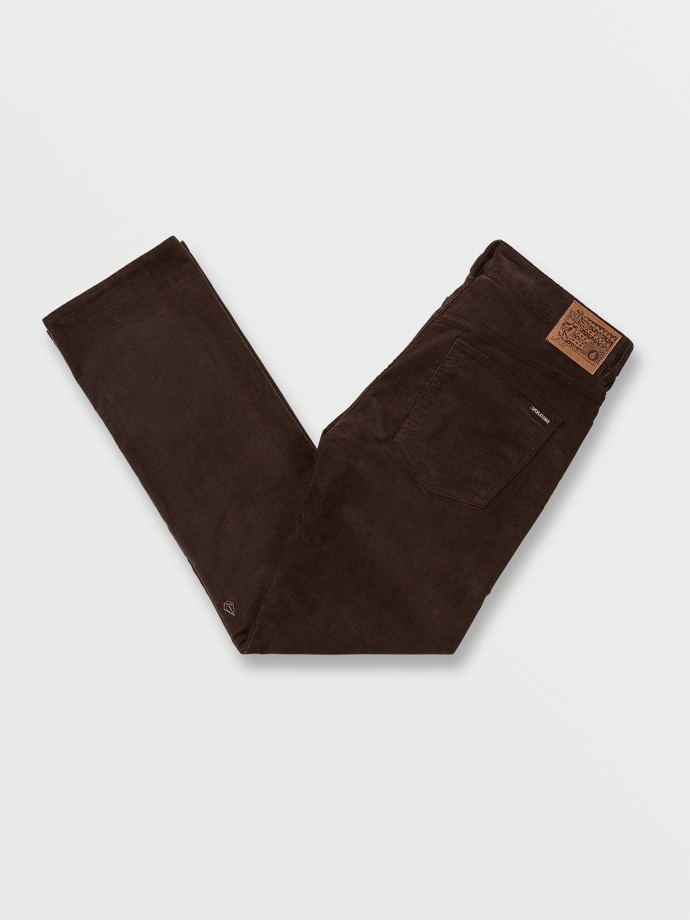 Solver 5 Pocket Corduroy Modern Fit Pants - Dark Brown