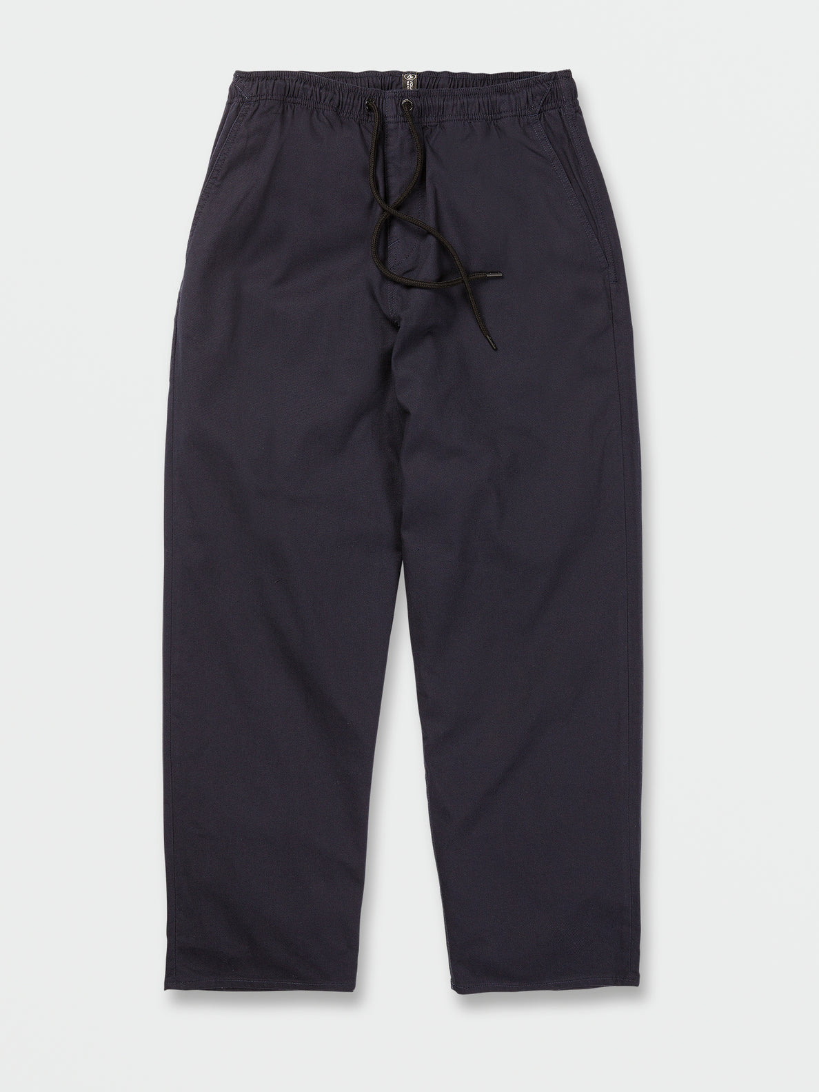 Outer Spaced Casual Elastic Waist Pants - Navy