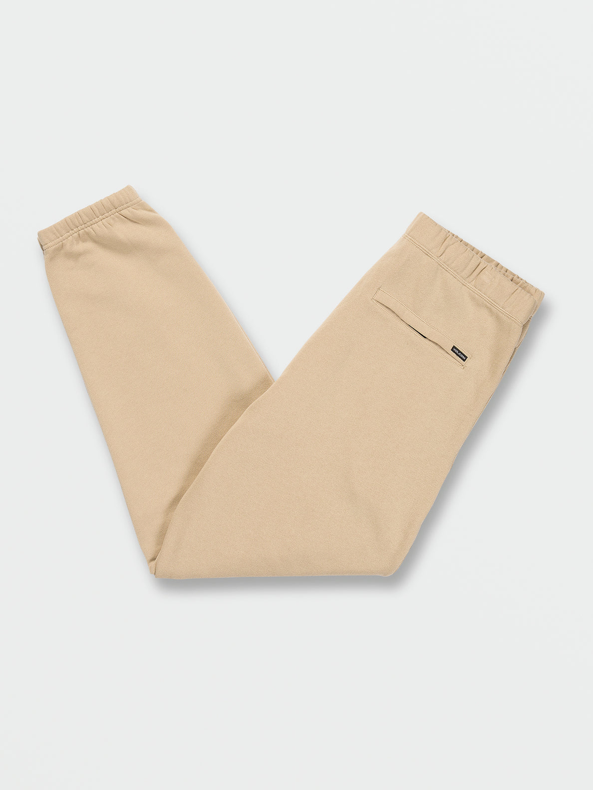 Iconic Stone Fleece Elastic Waist Pants - Almond