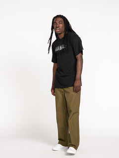 Outer Spaced Casual Pants - Service Green (A1232203_SVG) [F]