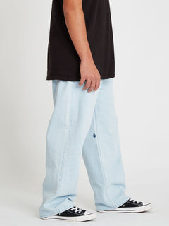 Billow Loose Tapered Fit Jeans - Light Blue