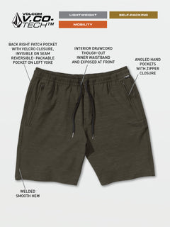 Wrecpack Hybrid Shorts - Black